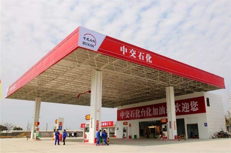 加油站钢结构网架案例6